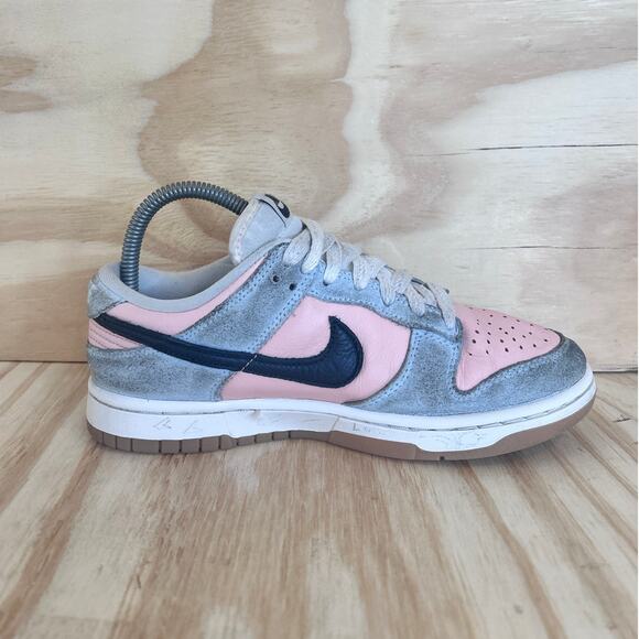 Nike - Dunk Low Glacier - Sneakers - Gray/Pink - Women's - 7 - HJ7341-474 - Picture 5 of 9